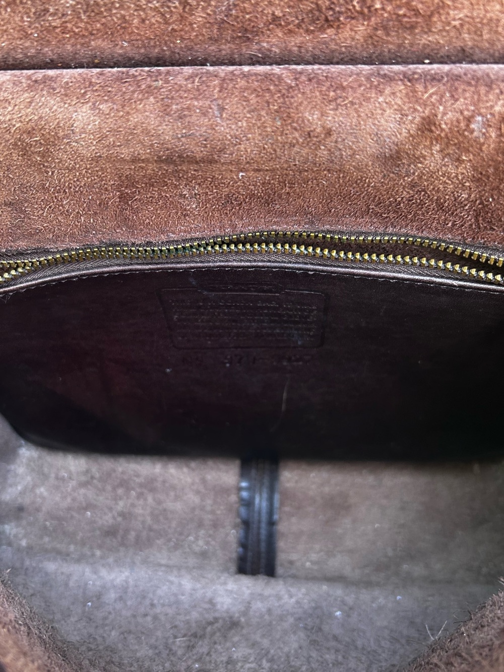 Coach Vintage Willis Bag 9927 Leather Mahogany Brown - Picture 15 of 16